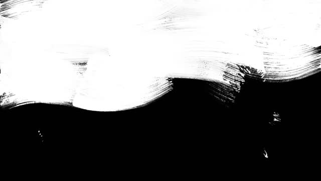 Brush Transition Horizontal Down Curved.